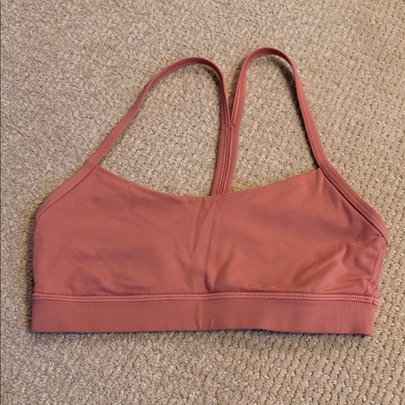 Women's Pink Lululemon Sports Bra - Picture 1 of 2